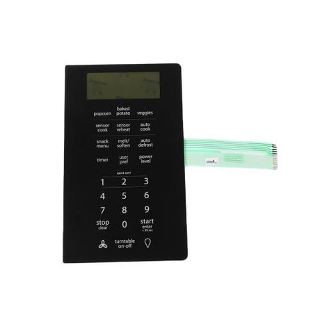 Electrolux 5304494105 MEMBRANE,TOUCH CONTROL,BLACK