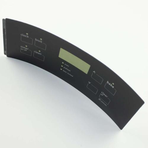 This is a genuine Electrolux 316419140 OVERLAY,CLOCK,BLACK,ES200