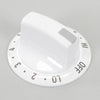 Electrolux 316208100 KNOB,WHITE