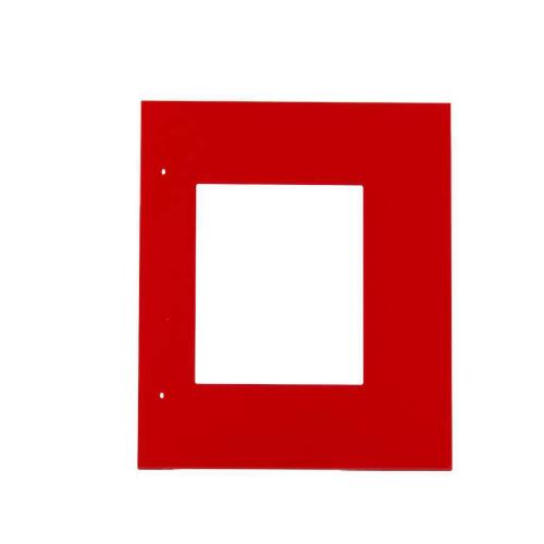 This is a genuine Bertazzoni 128036 PORTA FORNO STD1 DX PRO ROSSA