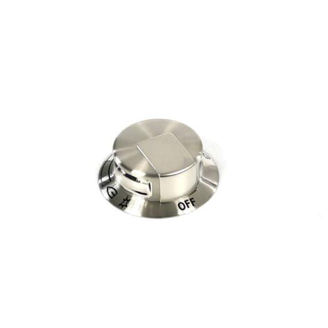 This is a genuine Electrolux 318905202 KNOB,BURNER,STAINLESS,(3)