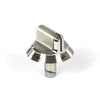 Electrolux 5304499336 KNOB,BURNER,STAINLESS