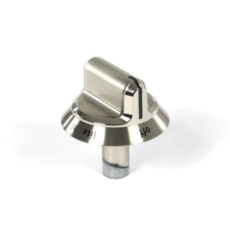 This is a genuine Electrolux 5304499336 KNOB,BURNER,STAINLESS