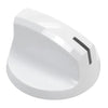 Electrolux 316543800 KNOB,CONTROL,WHITE,(4)