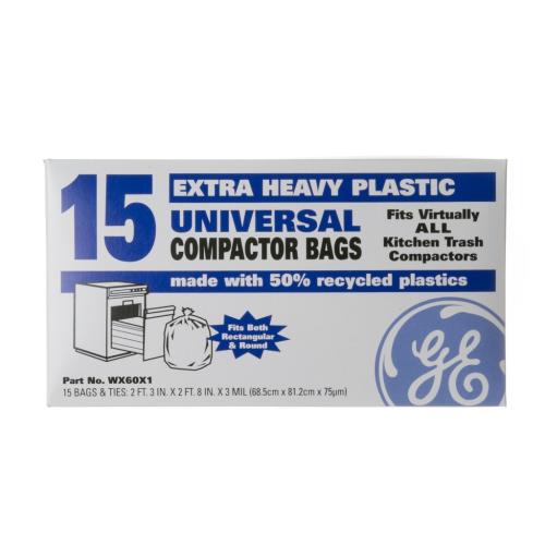 GE WX60X1 UNIVERSAL COMPACTOR BAGS (15)