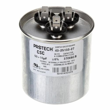 Rheem 43-25133-27 PRO 50/10/370 DUAL RND CAP