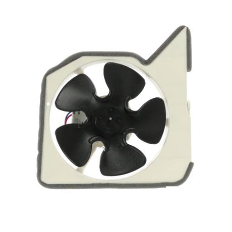 This is a genuine Electrolux 5304519734 FAN ASSEMBLY,CONDENSER,W/SHROU