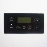 Electrolux 316354402 OVERLAY,CLOCK,BLACK
