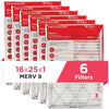 Electrolux HVAC162586 PA HVAC 16X25X1 MERV 8-6PK