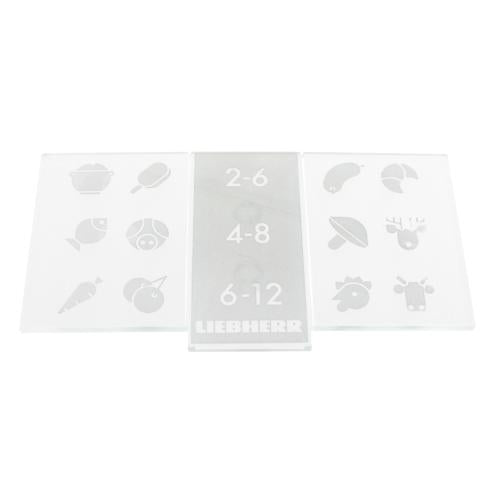 Liebherr 742883800 FREEZER DRAWER PLAQUES