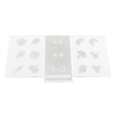 This is a genuine Liebherr 742883800 FREEZER DRAWER PLAQUES