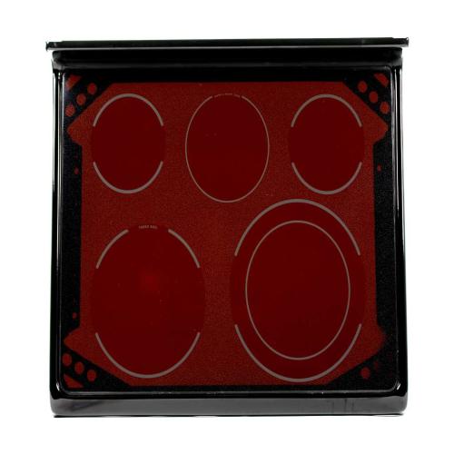 Electrolux 318394214 MAIN TOP ASSY,GLASS/STEEL,BLAC