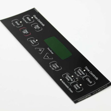 GE WB27T11005 FACEPLATE GRAPHICS (BK)