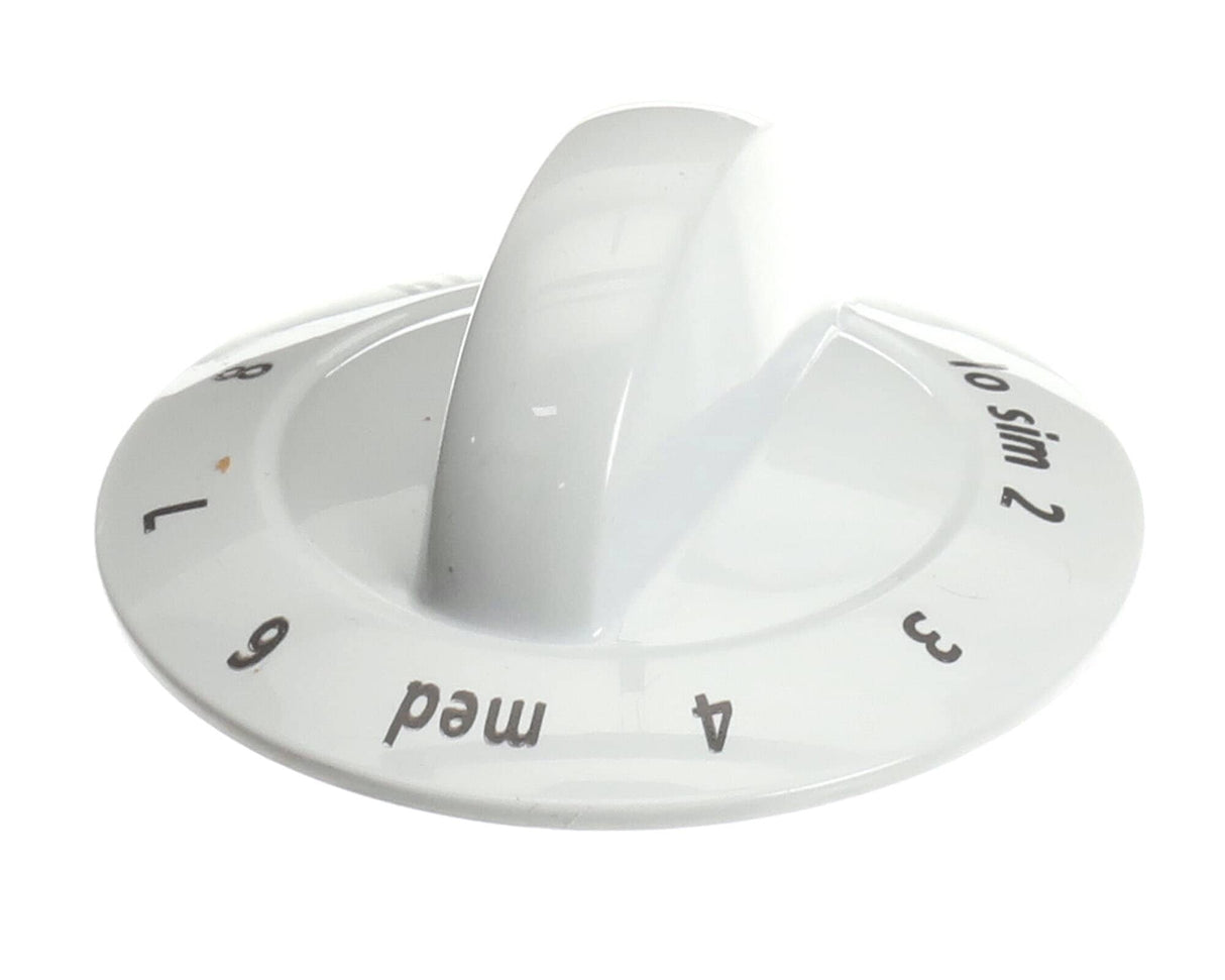 This is a genuine Electrolux 318196633 KNOB,CONTROL,WHITE