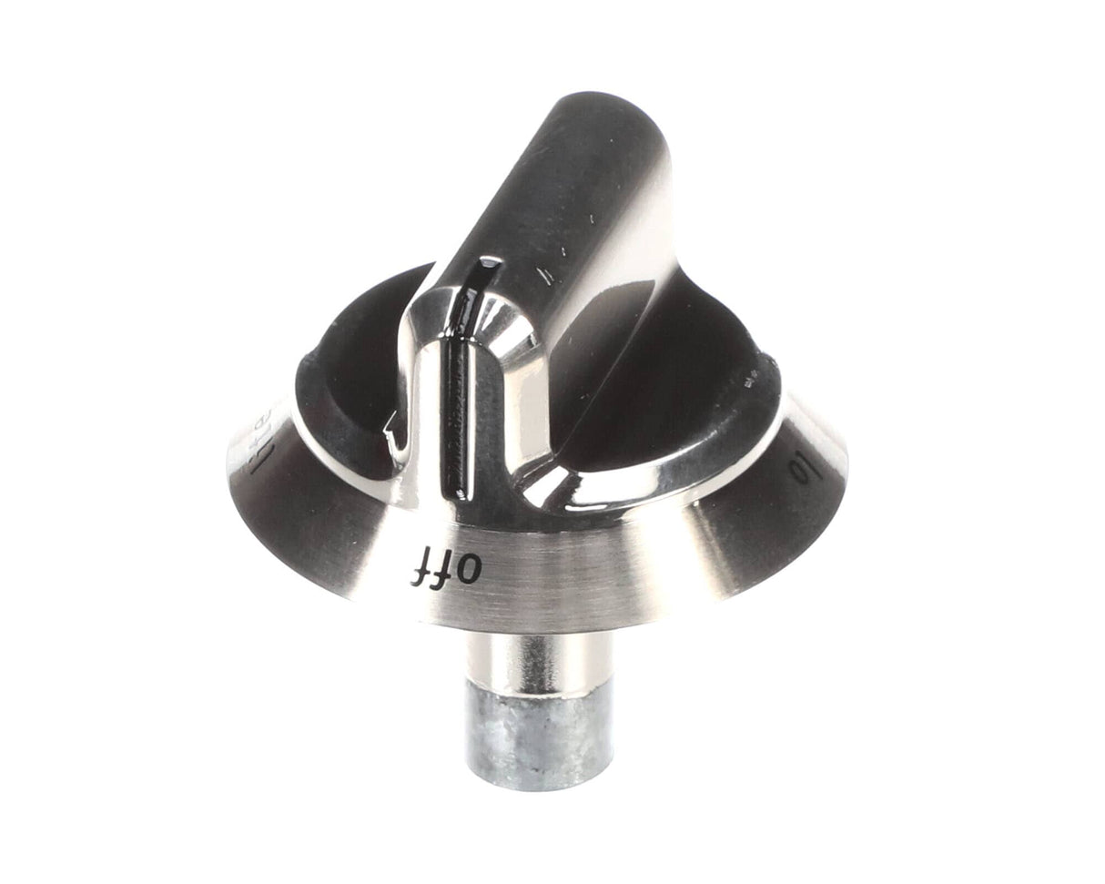 This is a genuine Electrolux 5304499336 KNOB,BURNER,STAINLESS